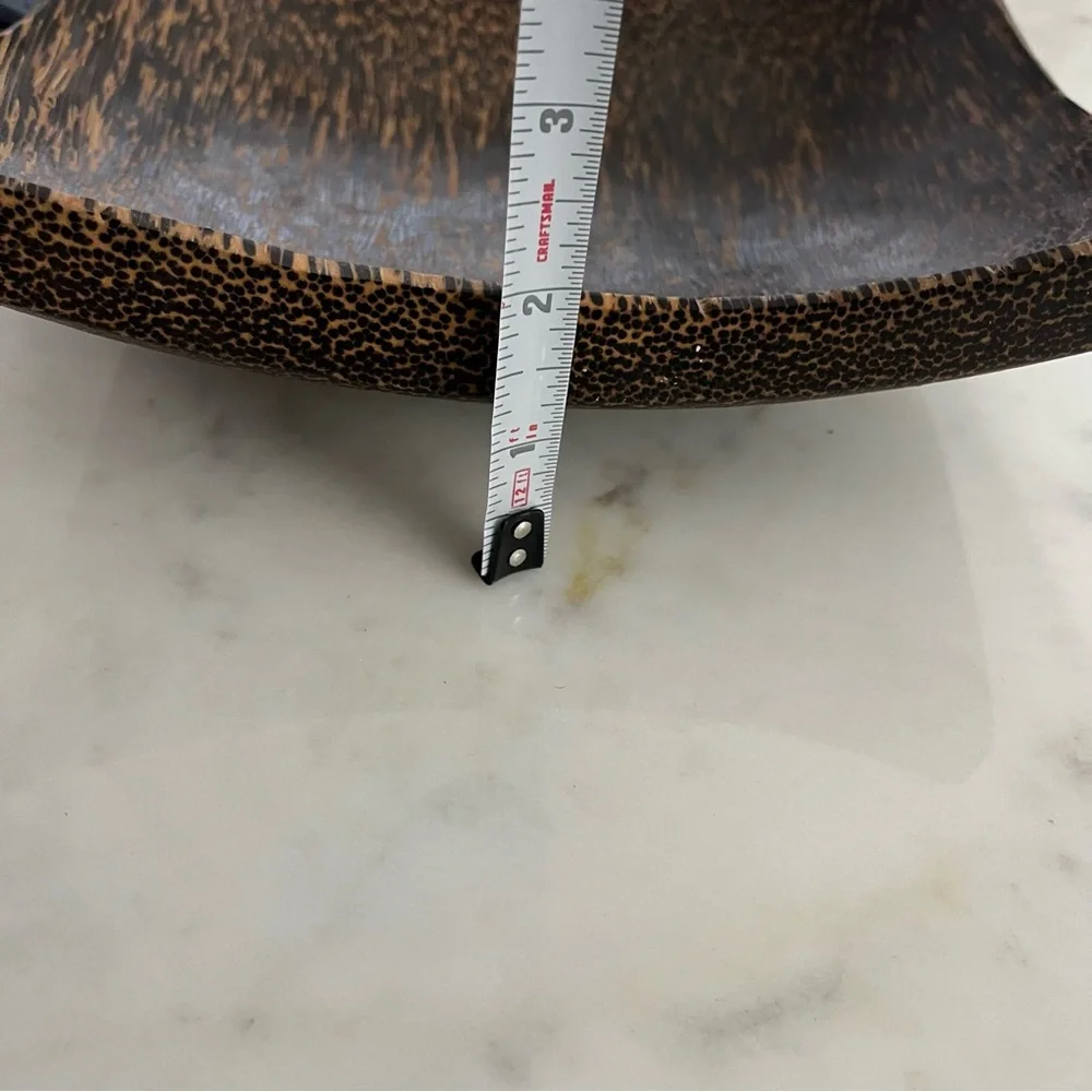 Balinese zebrawood decorative bowl